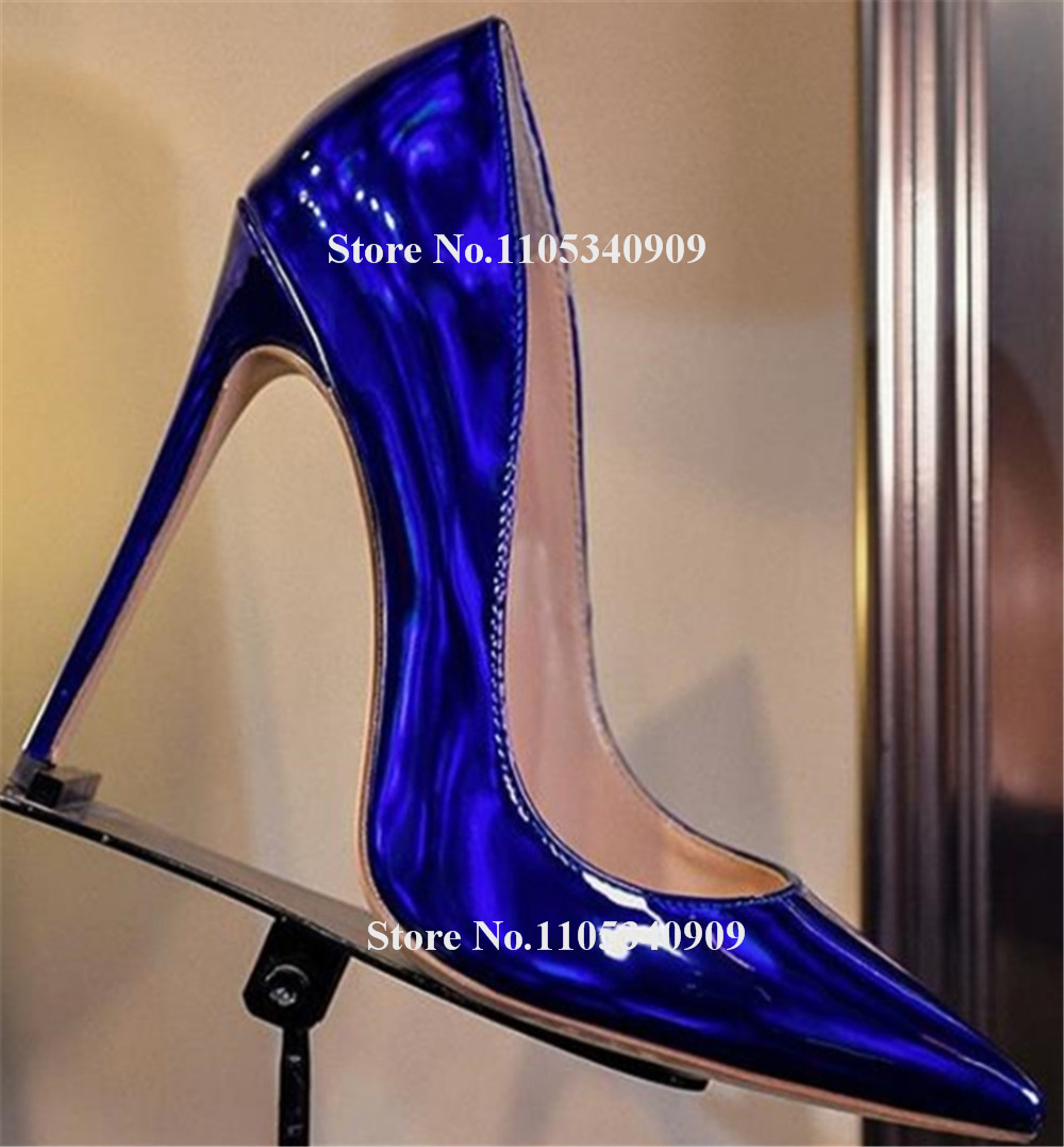 Patent Leather Shine - Bondarenko Shining Blue Red Silver Gold