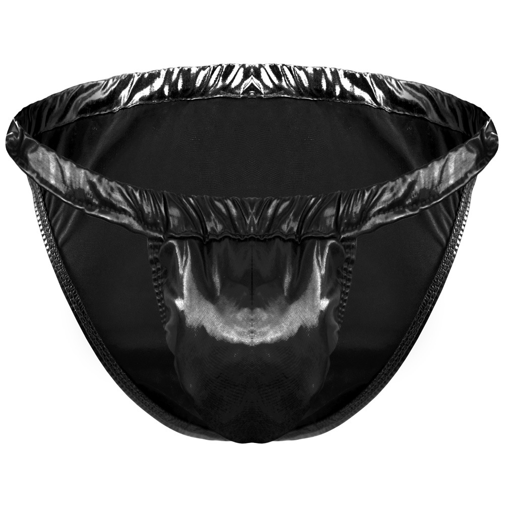 Patent Leather Shine - Heren sexy mode-ondergoed Shine lakleer koeienkop