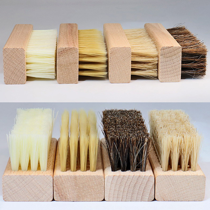 Sneaker Cleaning Kit - Handig Houten Handvat Schoenborstel Poetsborstel Plastic