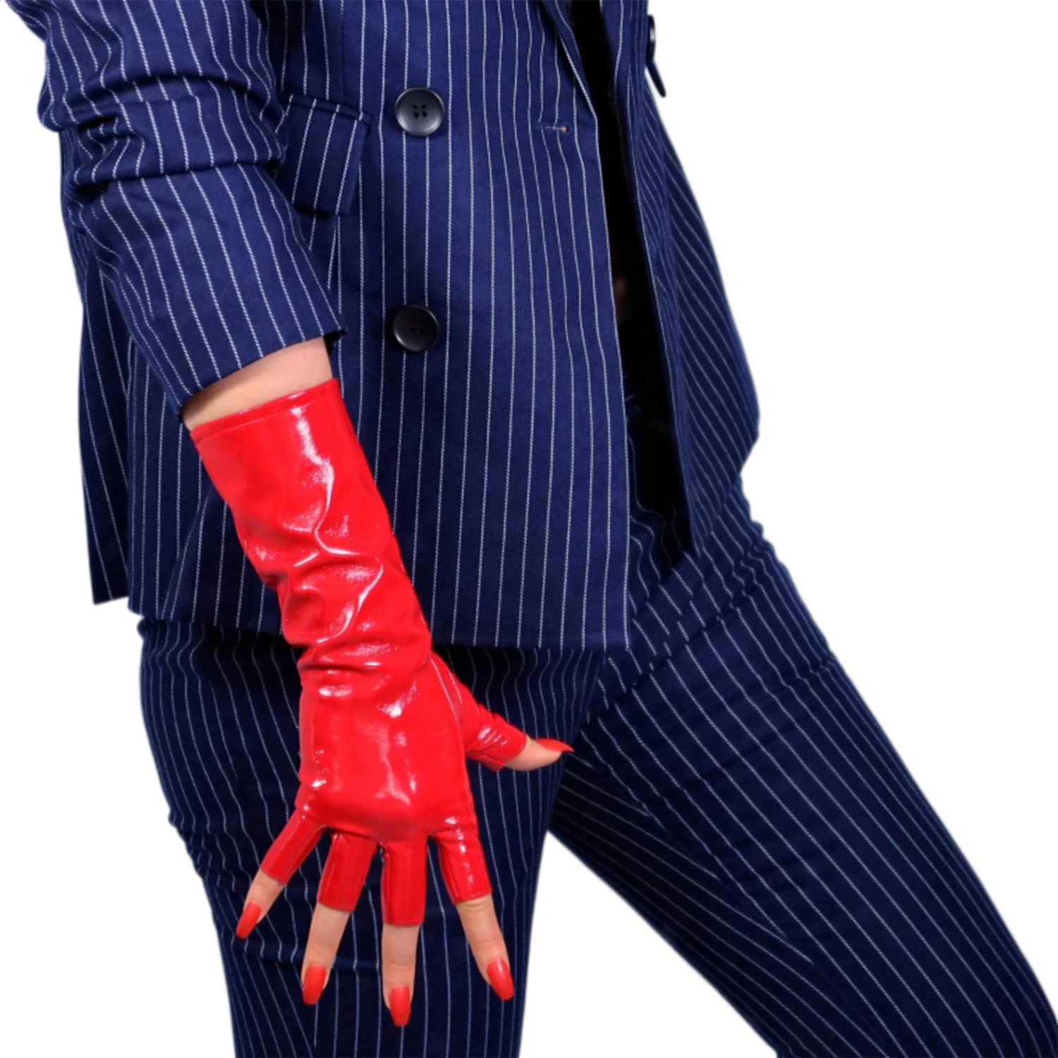 Dames Shine Red HALF FINGER LA - Patent Leather Shine recensie en prijs