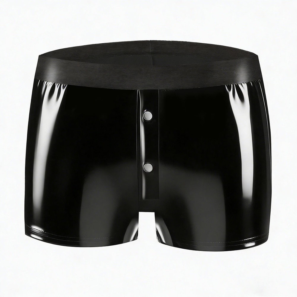 Herenboxershorts met een gepat - Patent Leather Shine recensie en prijs
