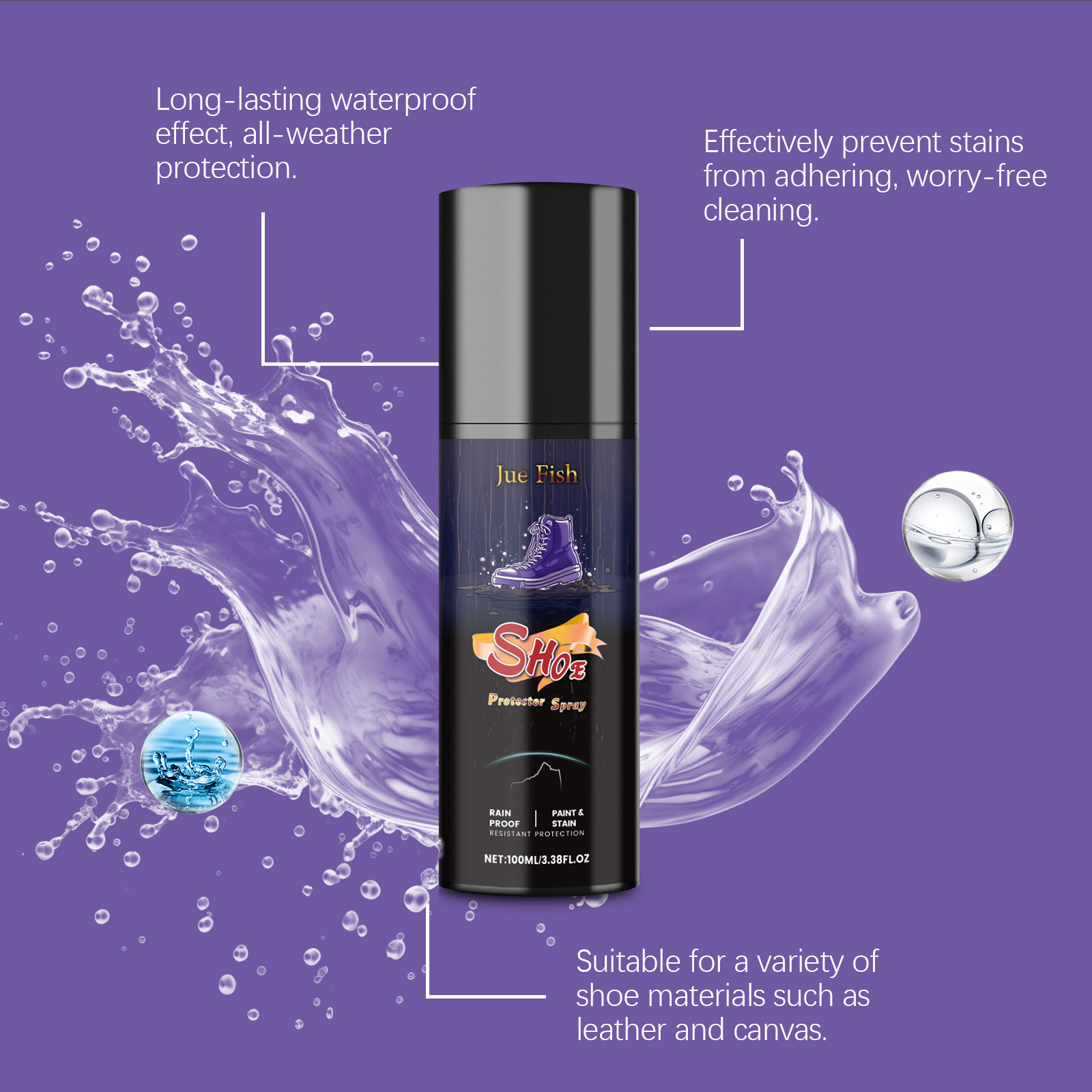 100ML Schoenbeschermer Spray R - Sneaker Cleaning Kit recensie en prijs
