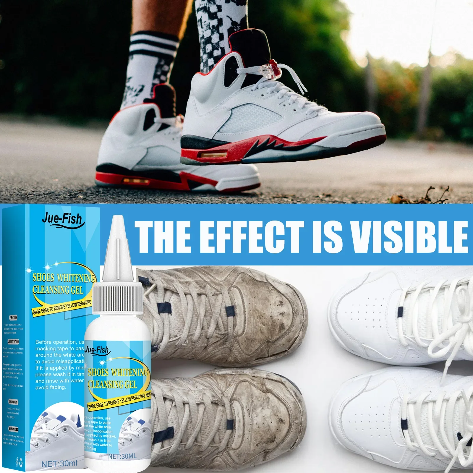 Witte Schoenen Schoonmaken Gel - Sneaker Cleaning Kit recensie en prijs