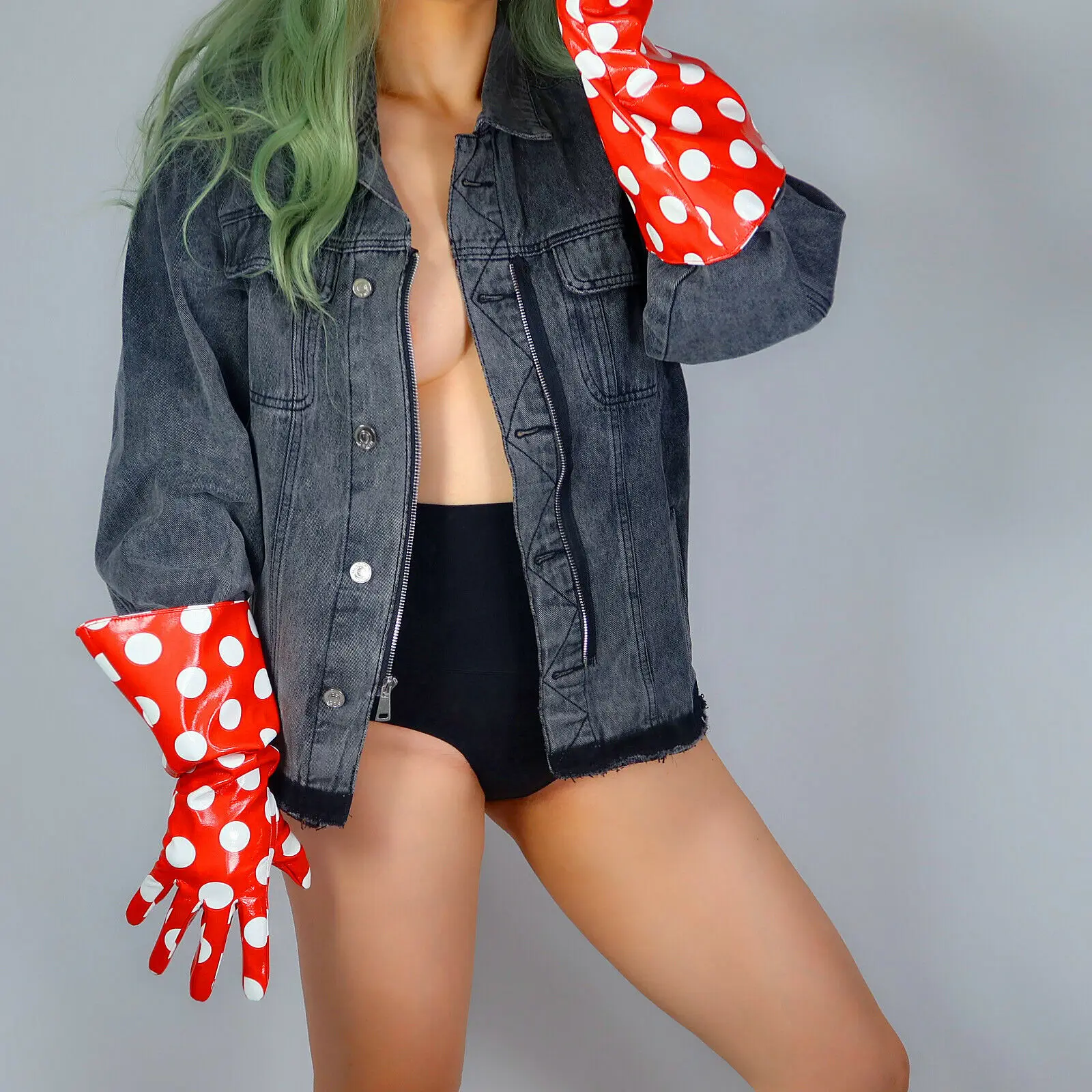 Oversized Polka Dots HANDSCHOE - Patent Leather Shine recensie en prijs