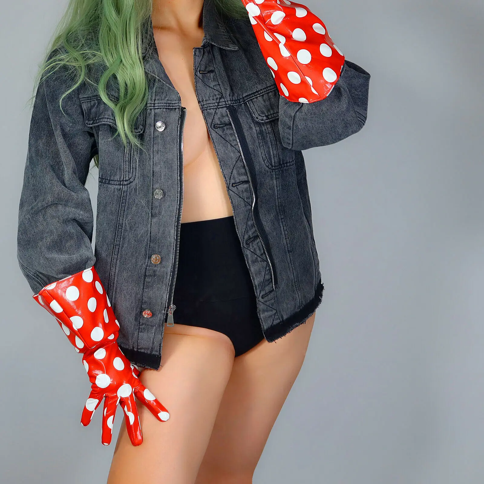 Oversized Polka Dots HANDSCHOE - Patent Leather Shine recensie en prijs