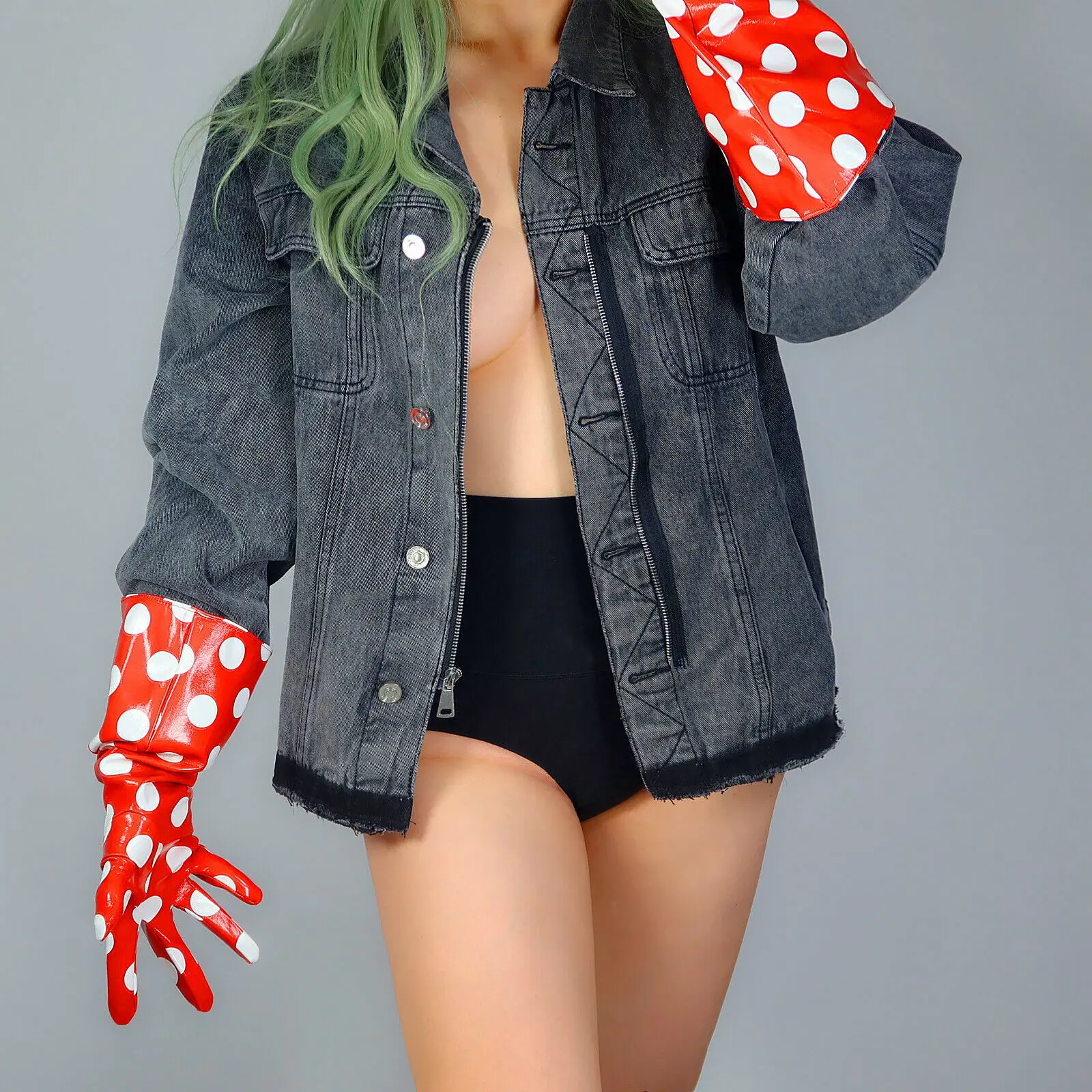 Oversized Polka Dots HANDSCHOE - Patent Leather Shine recensie en prijs