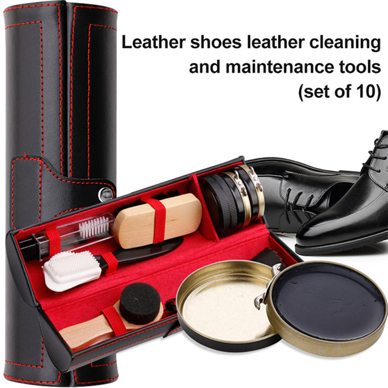 1 set lederen schoenenpoetset  - Sneaker Cleaning Kit recensie en prijs