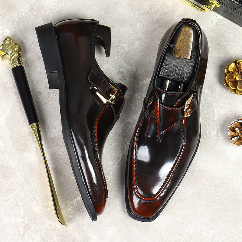 Nieuwe Herenschoenen Mode Scho - Patent Leather Shine recensie en prijs